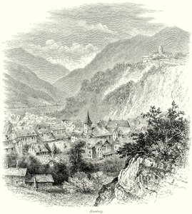 Hornberg (engraving) av English School