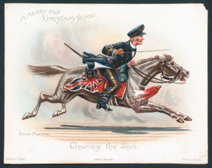 Horse Marines julkort av English School