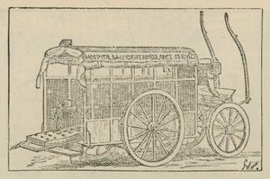 Sjukhus och ambulansbil av English School