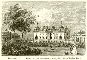 Houghton Hall, Norfolk, bostaden i Walpole av English School