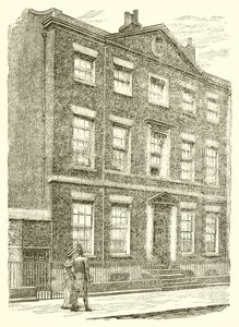 Hus på Rodney Street, Liverpool, där Mr. Gladstone föddes
