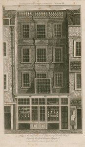 Hus i Old Bailey en gång bostad för Jonathan Wild av English School