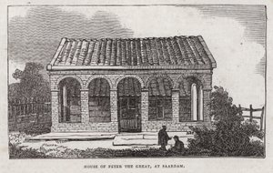 Peter den stores hus, Saardam (gravyr) av English School