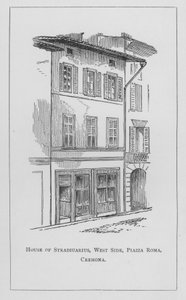 House of Stradiuarius, West Side, Piazza Roma, Cremona (gravyr) av English School