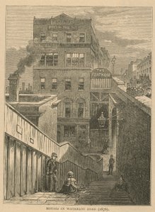 Hus i Waterloo Road, 1876 av English School