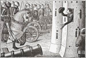 Hur Jean Duc Alencon tog den nämnda staden Alencon, 1878 av English School