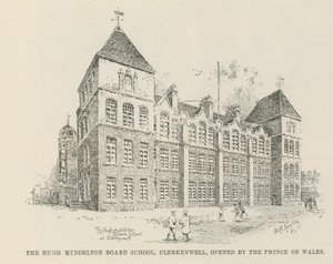 Hugh Myddelton Board School av English School