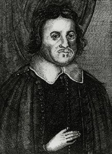 Hugh Peters, tryckt av Peter Cole, ca 1655 av English School