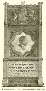 Hughenden: The Beaconsfield Tablet av English School