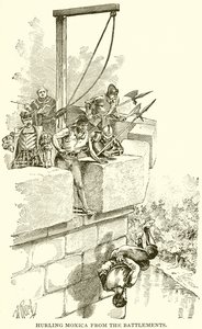 Hurling Moxica från Battlements av English School