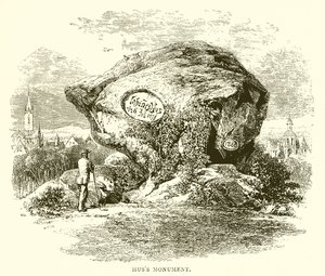 Huss monument av English School