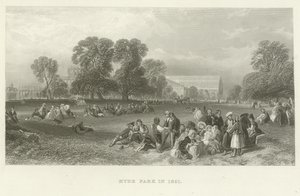 Hyde Park 1851 av English School