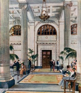 Hypostyle Hall på New Midland Adelphi Hotel, Liverpool av English School