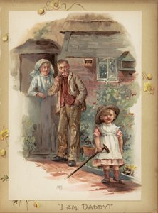 Jag är pappa! (chromolitho) av English School