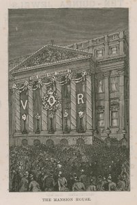 Belysningar som pryder Mansion House av English School