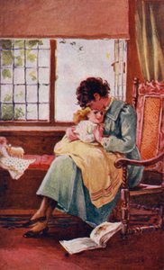 Illustration för A World of Girls av L T Meade (färg litho) av English School