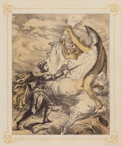Illustration till Bunyans Pilgrimsfärden (litografi) av English School