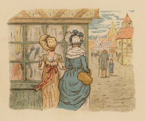 Illustration till Dreams, Dances, and Disappointments (färglitografi) av English School