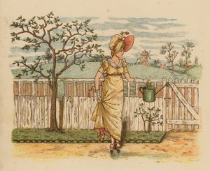 Illustration till Dreams, Dances, and Disappointments (färglitografi) av English School