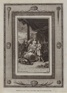 Illustration till Homeros Iliad (gravyr) av English School