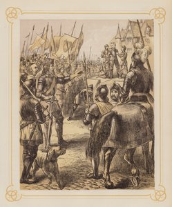 Illustration till John Bunyans Holy War (litografi) av English School