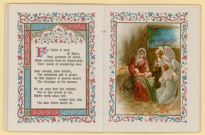 Illustration för O Little Town of Bethlehem av English School