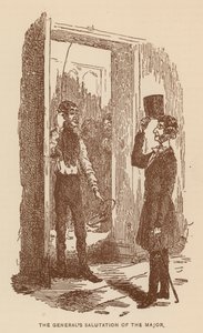 Illustration till The History of Pendennis av Thackeray (litografi) av English School