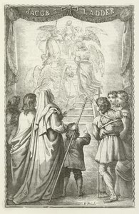 Illustration för The Pilgrims Progress av John Bunyan av English School
