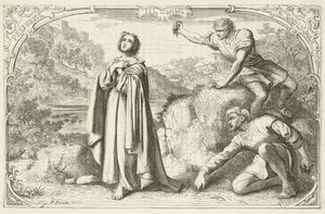 Illustration för The Pilgrims Progress av John Bunyan av English School