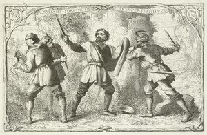 Illustration för The Pilgrims Progress av John Bunyan av English School