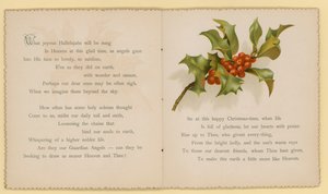 Illustration till Tidings Of Joy av Dora Ross (färglitografi) av English School