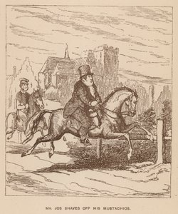 Illustration för Vanity Fair av Thackeray av English School
