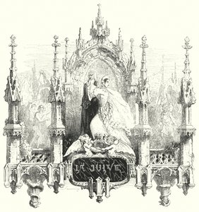 Illustration till operan La Juive av Fromental Halevy (gravyr) av English School