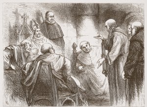 Illustration från The History of Protestantism av James Aitken Wylie (1808-1890), pub. 1878 av English School