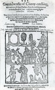Illustration av Groundworke of Conny-catching, 1592 av English School