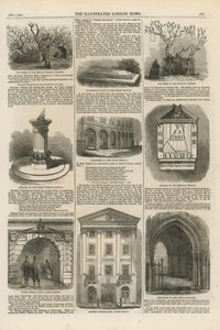 Illustrationer av templet av English School