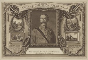 Till minne av Lord Kitchener av Khartoum av English School