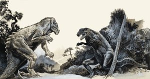 På jakt efter dinosaurier av English School