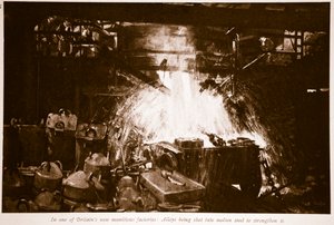 I en av Storbritanniens nya ammunitionsfabriker, 1914-19 av English School