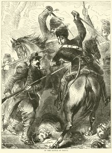 I slaget vid Dreux, november 1870 av English School