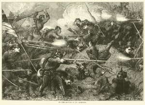 I slaget vid St Quentin, januari 1871 av English School