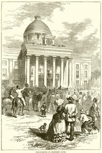 Invigning av Jefferson Davis av English School