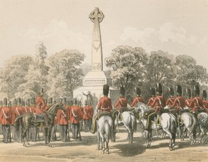 Invigning av monumentet till den sjuttioåttonde, Edinburgh av English School