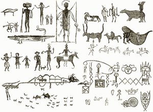 Indiska hieroglyfer av English School
