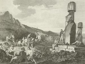 Påsköns invånare och monument av English School