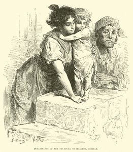 Einwohner des Vororts Marcena, Sevilla von English School