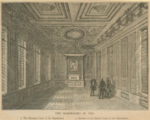Interiör av Palace Court of the Marshalsea Prison av English School