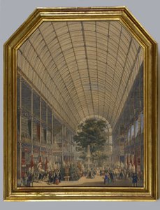 Interiör av Crystal Palace, 1851 av English School