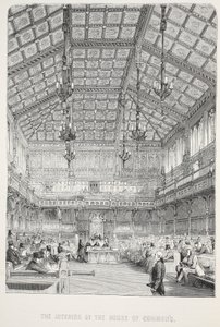 Interiör av underhuset av English School