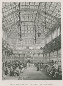 Interiör av underhuset av English School